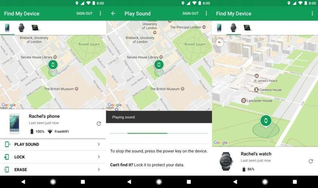 اپلیکیشن Android Device Manager به Find My Device تغییر نام می‌دهد